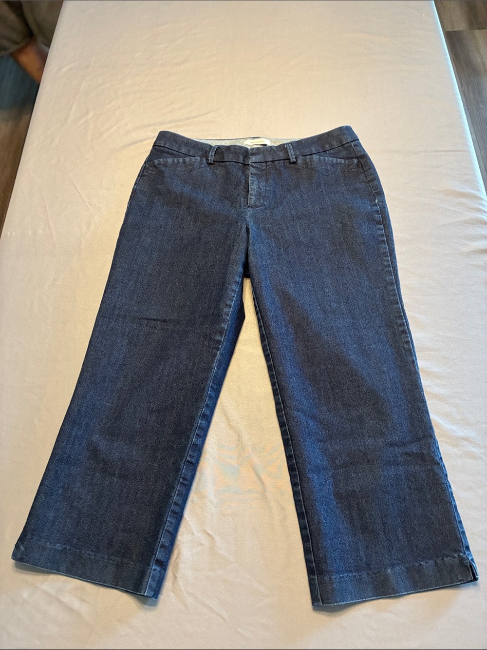 Dockers Women's Indigo Wide-Leg Capris